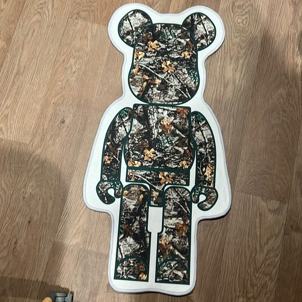 Camo Bearbrick Rug